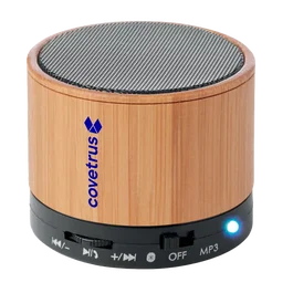 Covetrus Manu Enceinte Bluetooth avec Boîtier en Bambou